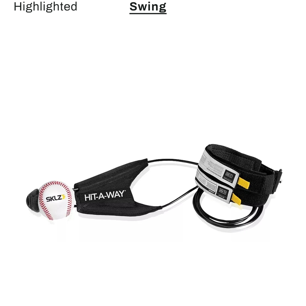 Black Hit-A-Way Swing Trainer